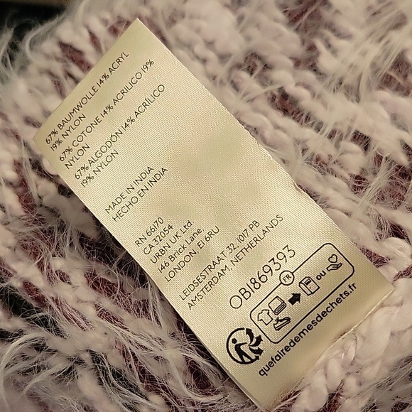 *IR* Free People Cable Mix Cardi in Lavender Fog - Picture 6 of 6